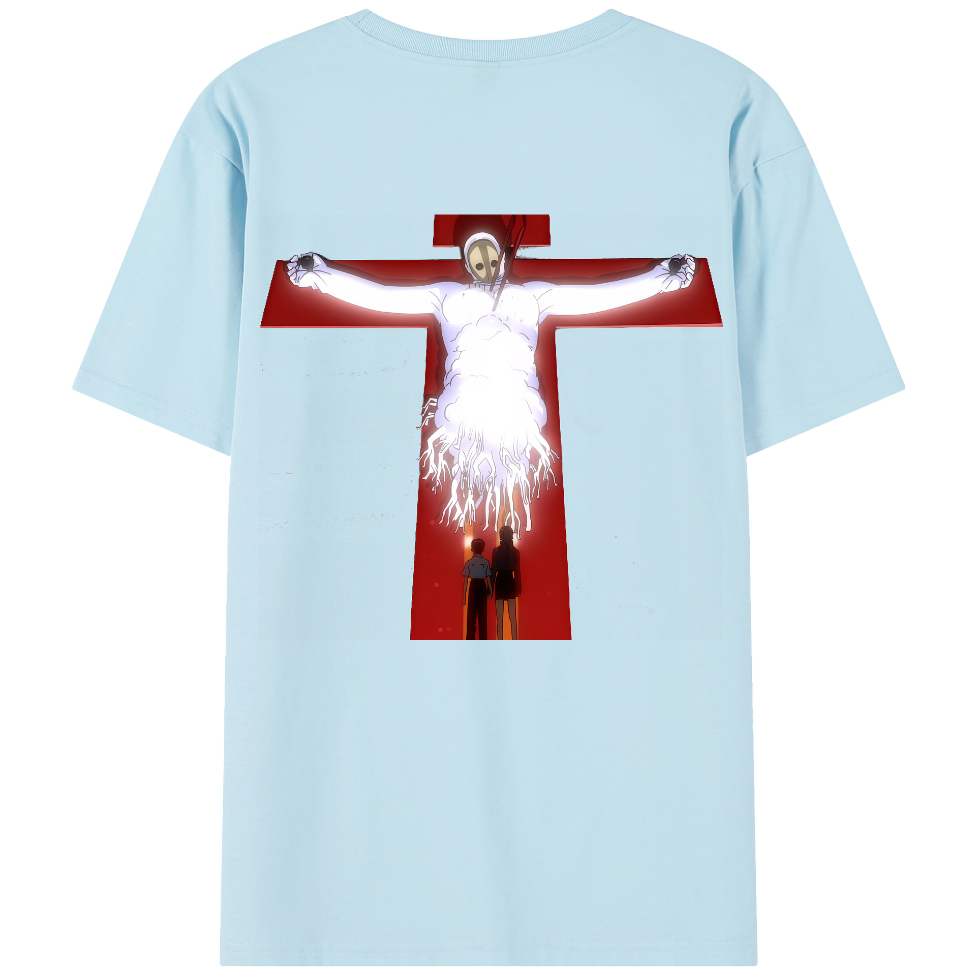 （画像用） EVA 新世紀エヴァンゲリオン 綿100％半袖Tシャツ（背面プリント）